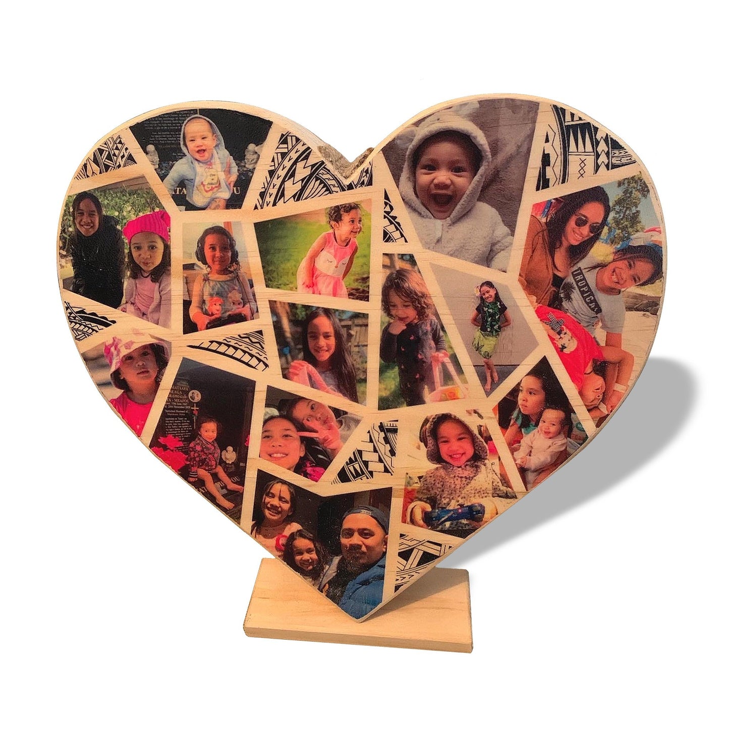 Heart Shaped Wood Prints